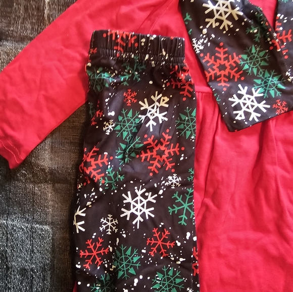 Snowman outfit with scarf size 5 - Picture 4 of 5